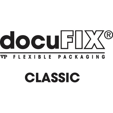 Dokumententasche docuFIX® DIN lang Papier mit Fenster mit Druck 500 Stück