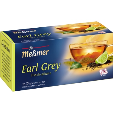 Tee Messmer Earl Grey 25Btl. Beutel Einzeln Verpackt