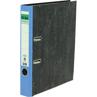 Ordner Elba Rado 100555308 A4 50mm blau Wolkenmarmor, Pappe