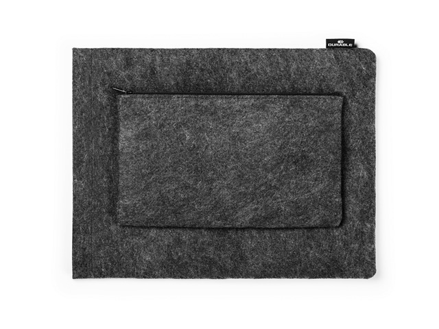 Notebookhülle Durable 507058 13" Filz gr aus 60 % recyceltem PET-Filz