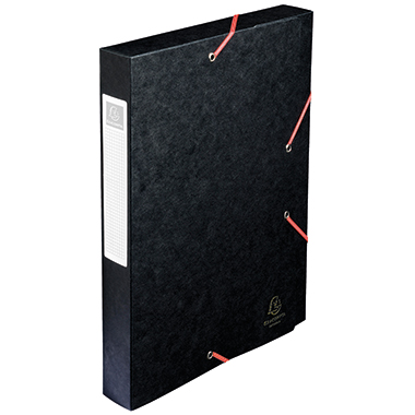 Archivbox Exacompta 14016 Rücken 40mm sw Schwarz Aus Manila Karton Nature Future