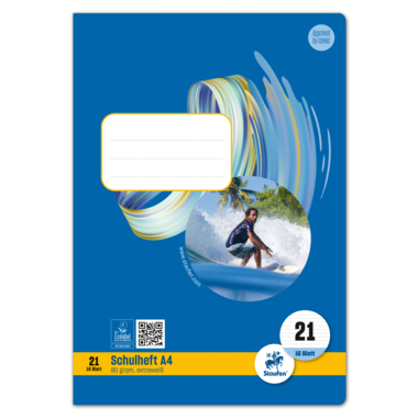 Schulhefte A4 16 Bl. liniert 80g, 40416021
