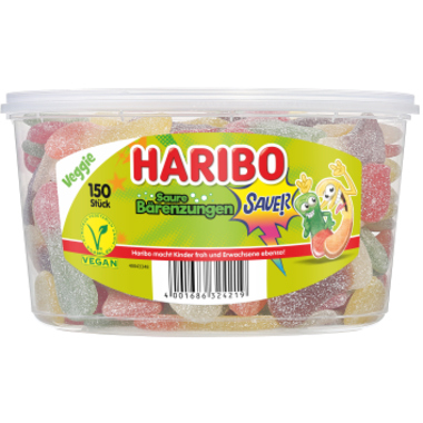 Fruchtgummi Haribo Saure Bärenzungen 