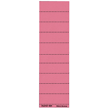 Beschriftungsschild Leitz 1901 rot 60x21mm 100 Stück