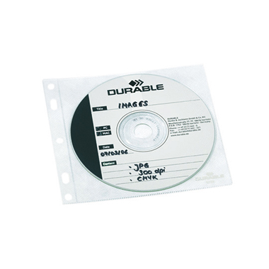CD/DVD Hülle DURABLE 5239 für 2 CDs, 10 Stück