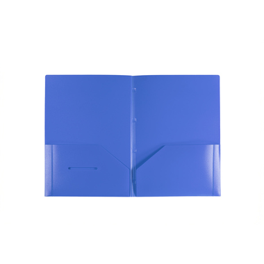 Angebotsmappe Foldersys 10001 A4 blau 2 Innentaschen