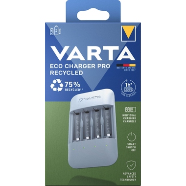 Akku Ladegerät Varta Eco Charger AA/AAA 