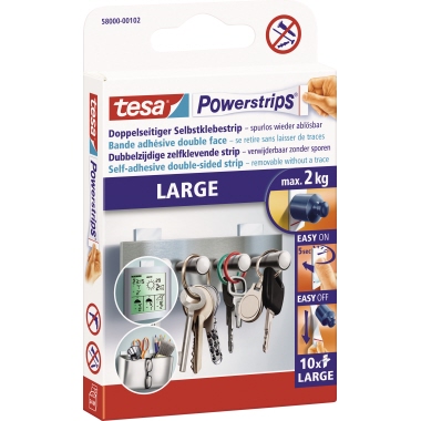 Powerstrips tesa® 58000 weiß 10 Stück