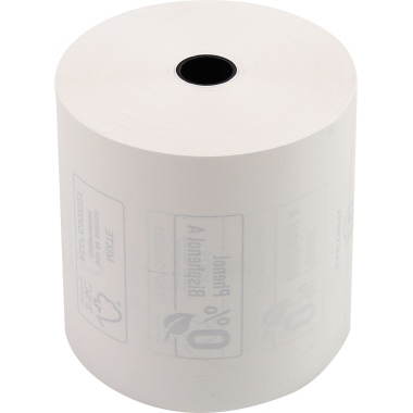 Additionsr. Thermo Exac. 80mmx78m/12mm 43818e, rückseitig bedruckt, phenolfrei