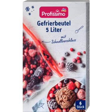 Gefrierbeutel Profissimo 5 Liter 6 Stück