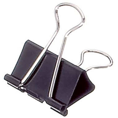 Foldbackklammer Mauly 214 32mm schwarz 