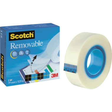 Klebefilm Scotch 811 33mx19mm ablösbar 