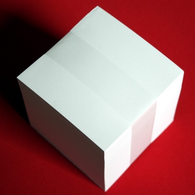 Notizklotz 9X9cm 752 Bl. geleimt rc. grau