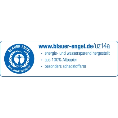 Kopierp. Steinbeis No.1 A4 80g recycling ClassicWhite, Cie 55er Weiße