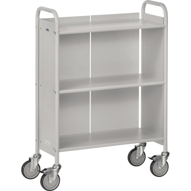 Bürowagen Fetra 4871 3Böden grau 720x350mm