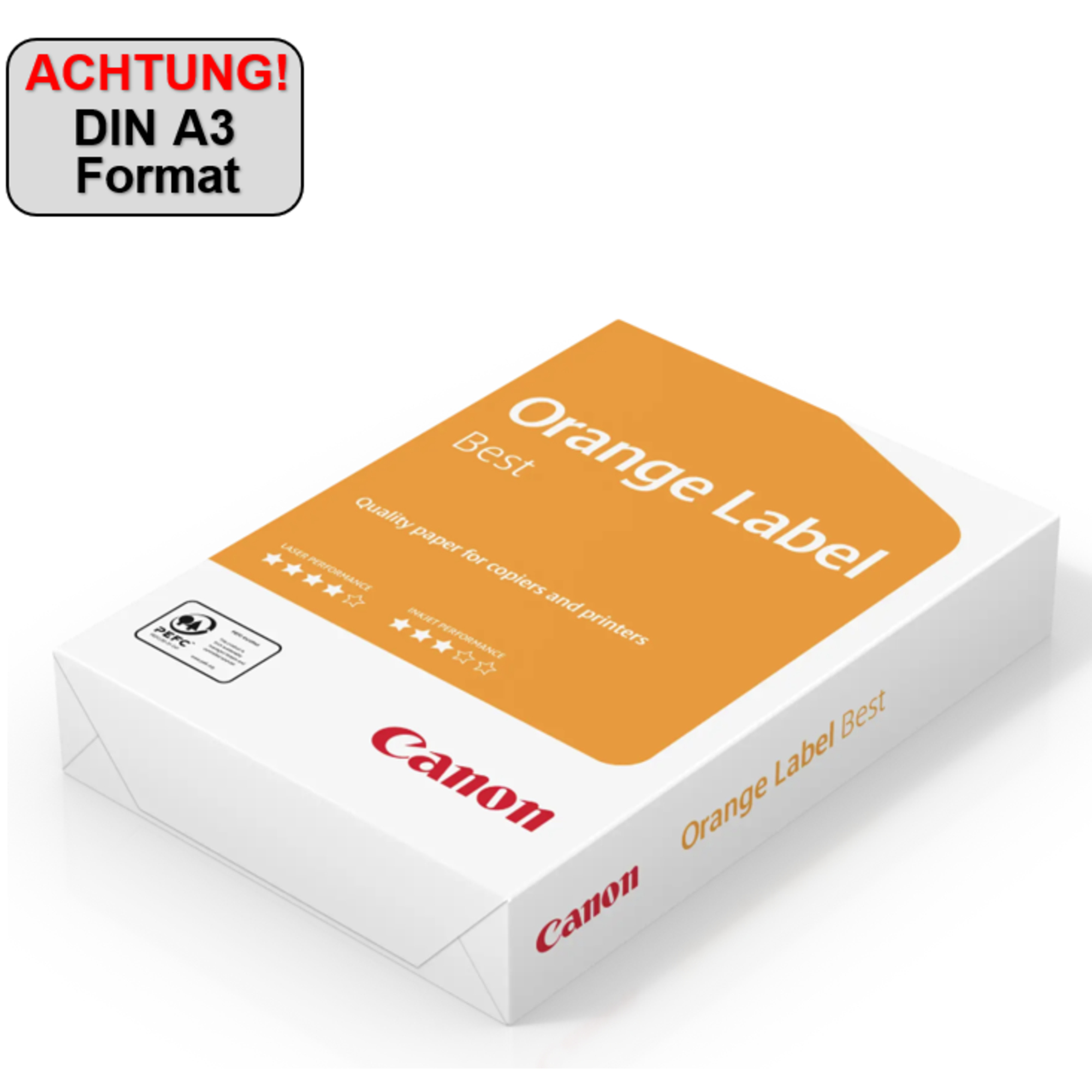 Kopierpapier Canon Orange Label A3 80g 500 Blatt
