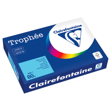 Kopierpapier Clairefontaine 1774C A4 80g blau 500 Blatt