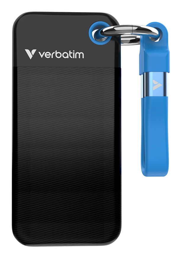 SSD Verbatim 32416 256GB USB-C blau 