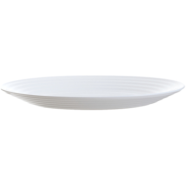 Teller STAIRO flach uni weiß Ø-27cm