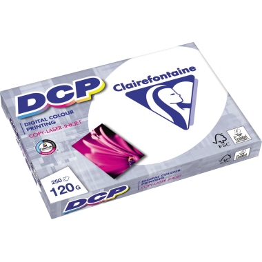 Kopierpapier Clairefontaine 1844C A4 120g DCP weiß 250 Blatt