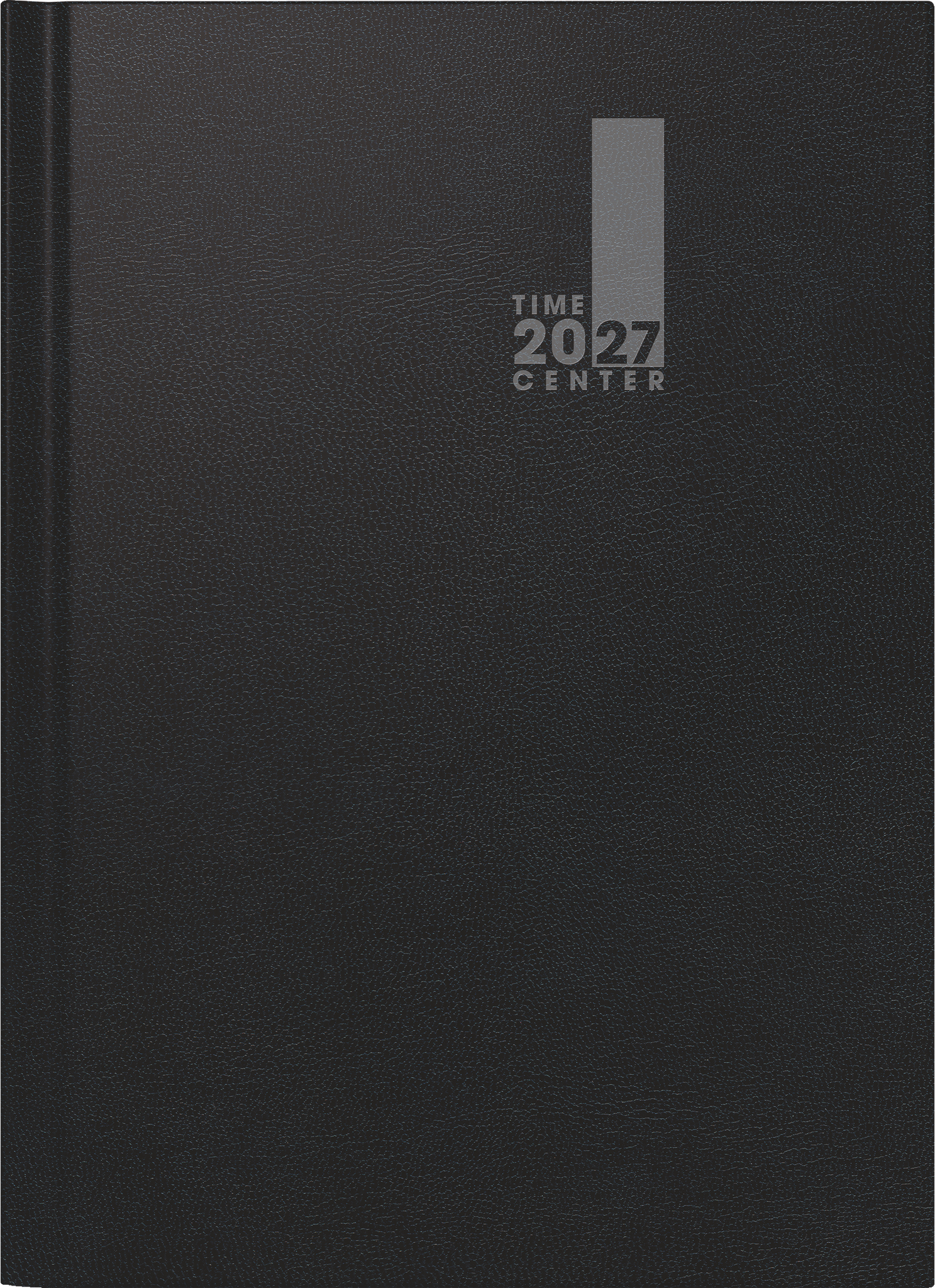 Buchkalender 724409 Time-Center A4 schwraz, 7-21 Uhr, 336 Seiten