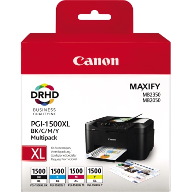 Tintenpa. Multi. CANON PGI1500XL bk/col 