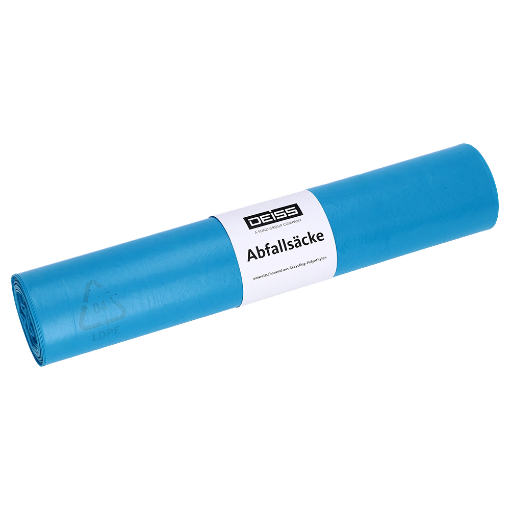 Müllsack Deiss 120L 700x1100mm blau Typ 70