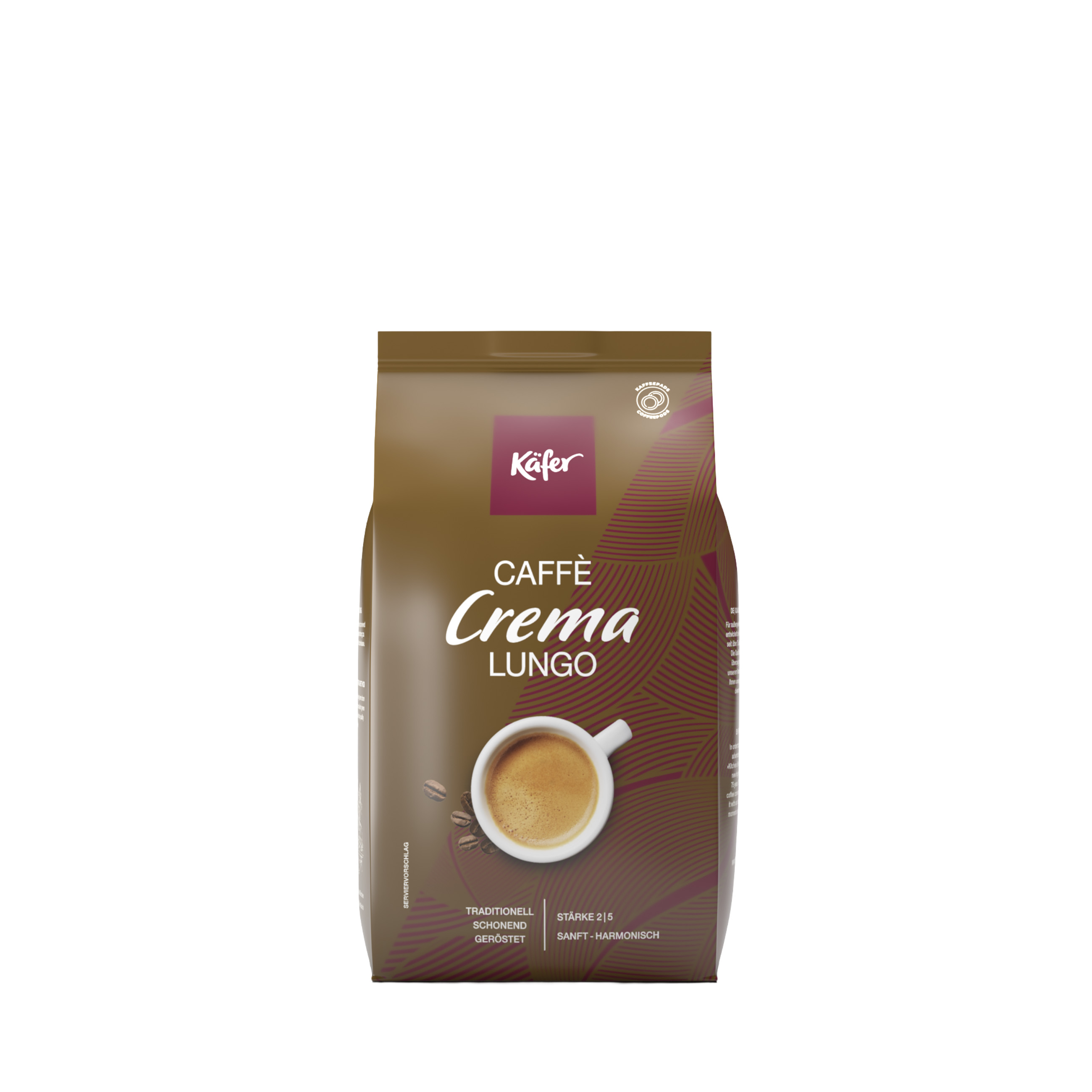 Kaffee Käfer Pads Crema Lungo 36 Stk 252g