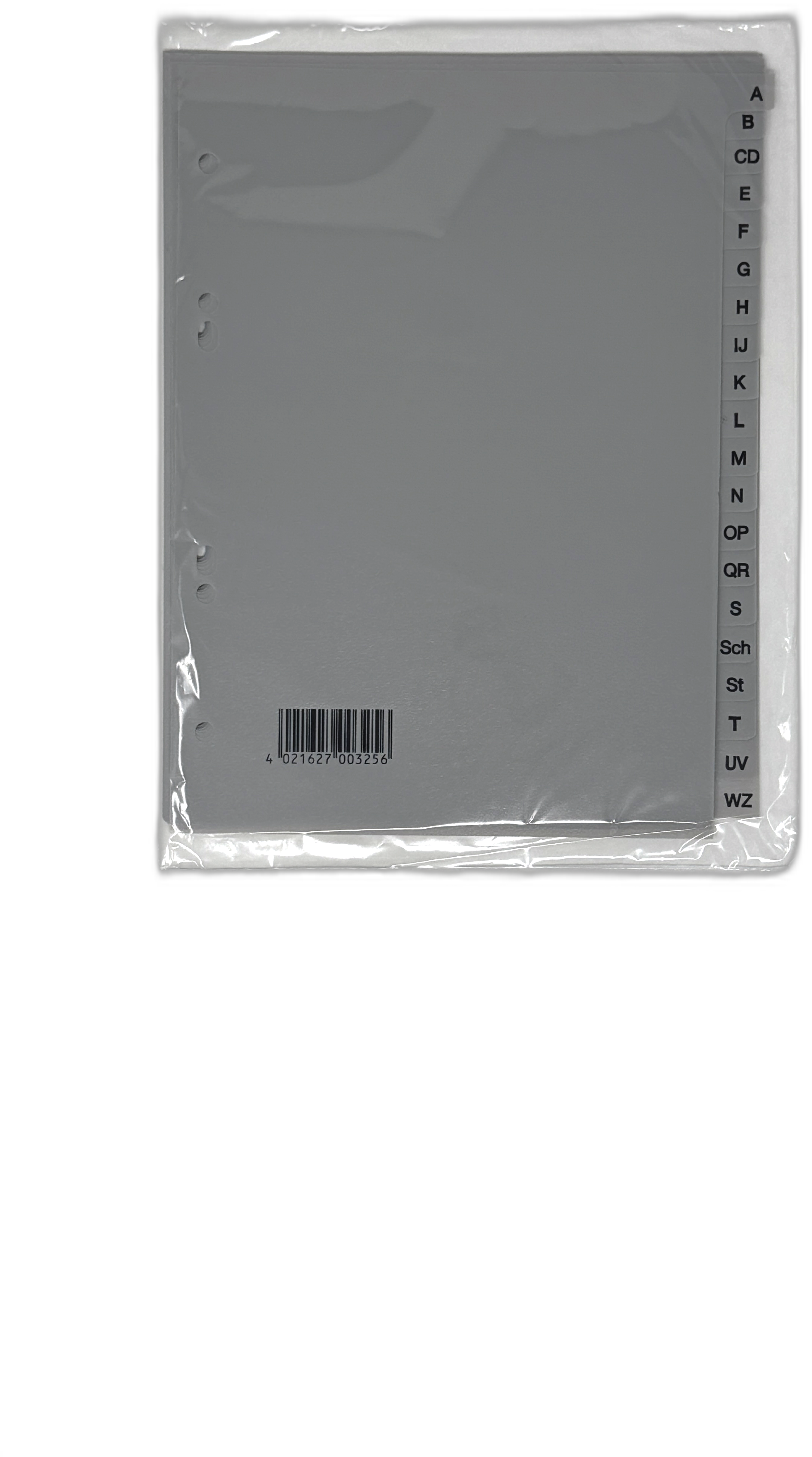 Register A5 PP A-Z 20tlg. grau 