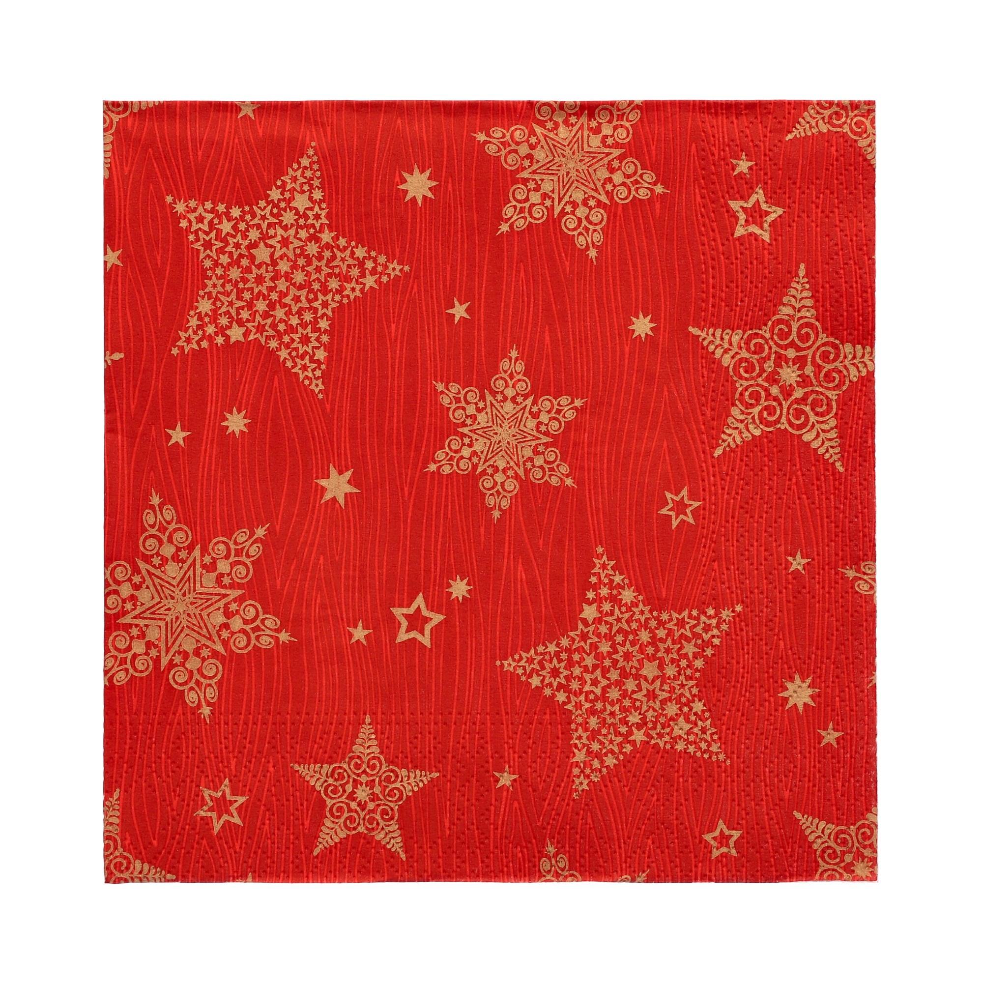 Servietten PAPSTAR Christmas Shine red 
