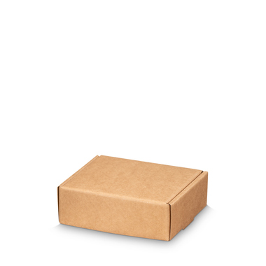 Faltschachtel 145x120x50mm braun klein 