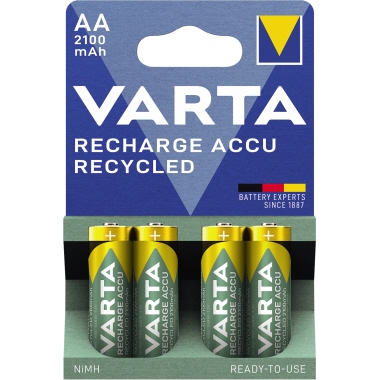 Akku Varta Recycled Mignon AA 1,2V 4 ST. 