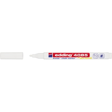 Kreidemarker edding 4085 weiß 1-2mm Rundspitze