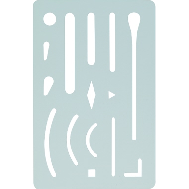 Radierschablone Ecobra 760200 