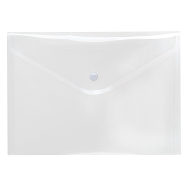 Sichttasche FolderSys A5 q 40912 farblos Pp transparent mit Druckknopf