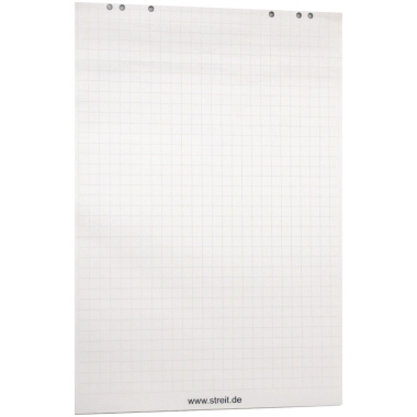 Flipchartblock STREIT kariert/blanko 20 Blatt 65x98cm 80g/qm²