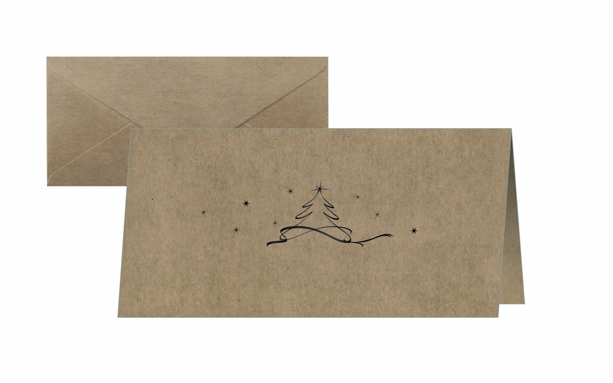 Faltkarte Sigel DS070 DL Christmas tree 