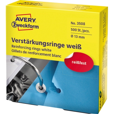 Lochverstärker Avery Zweckform 3508 weiß 500 Stück