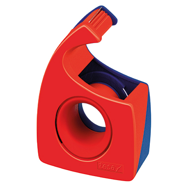 Handabroller tesa® 57443 rot/blau 19mm x 10m