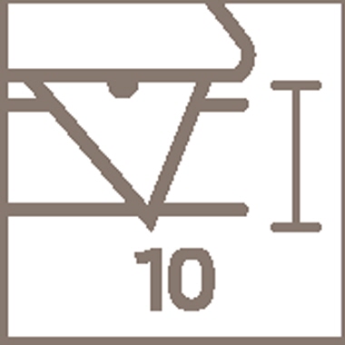 Cutter Martor Secunorm 175 Klinge Nr.45 Kartonöffner, Ergonmischer Griff