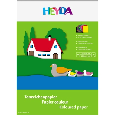 Tonpapierblock A4 130g 20Bl 