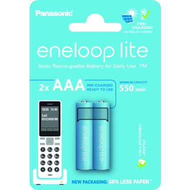 Akku Panasonic eneloop AAA 550mAh 2 Stück