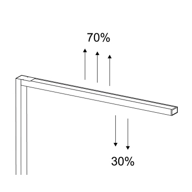 LED-Standleuchte MAULsirius 8259295 Beweg.-/Lichts. Col. Var.