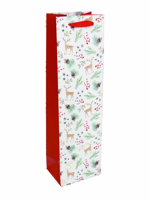 Geschenktasche Sigel GT134 Flasche 10 x 35 x 8 cm