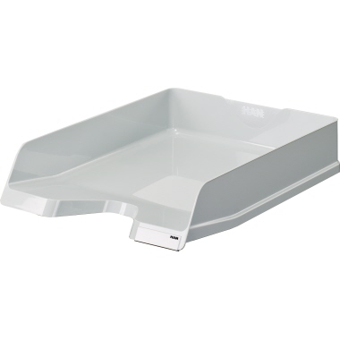 Briefkorb HAN VIVA 10275 A4 lichtgrau hochglanz stapelbar m. Clip