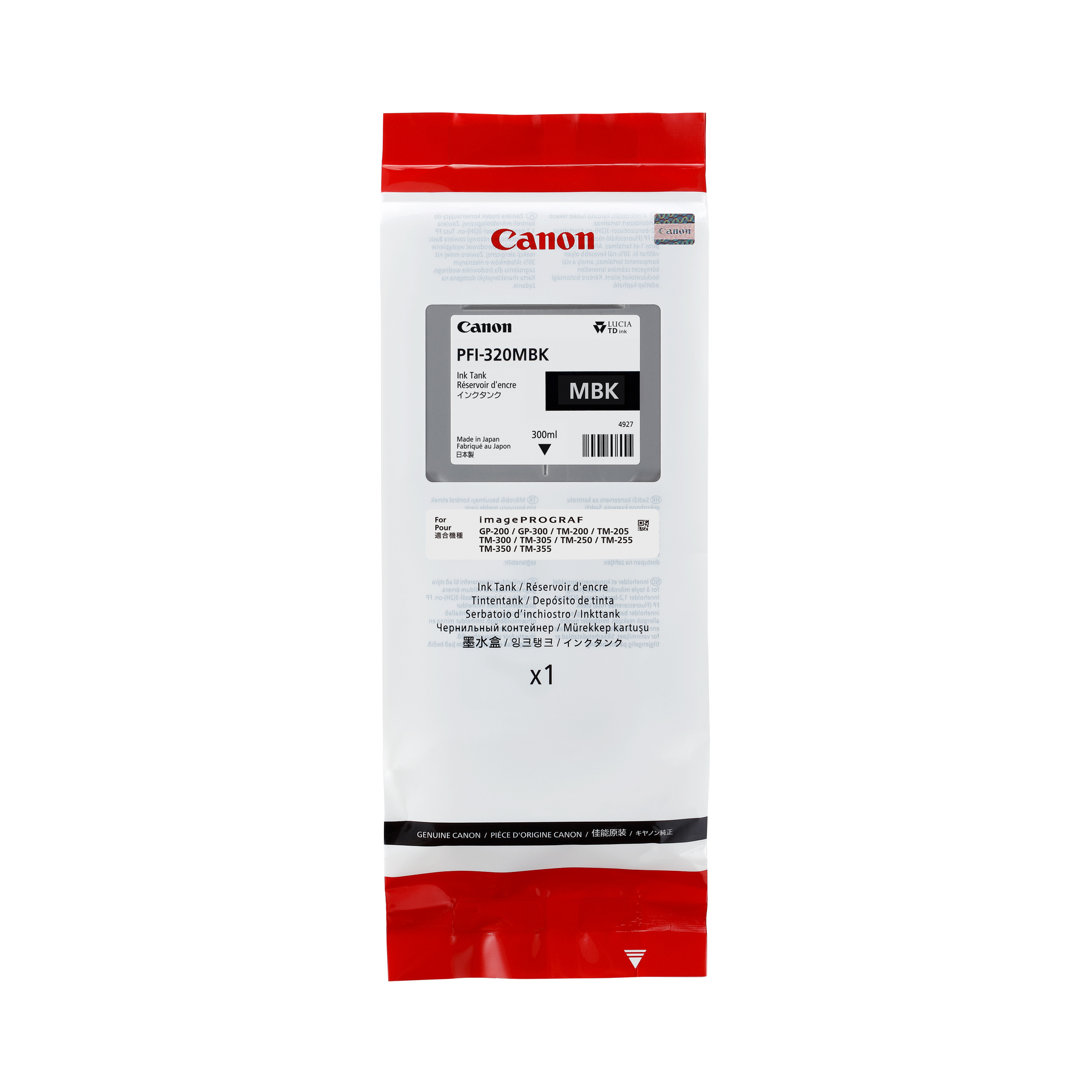 Tintenpa. CANON PFI320 mattblack 2889c001