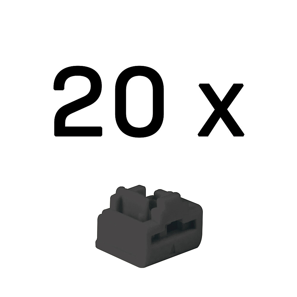 Blocker Lindy 47892 RJ45 Schloss 20 Stück Schwarz