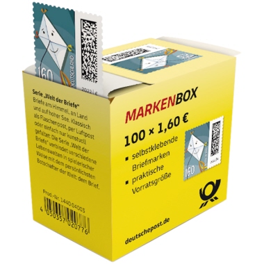 Briefmarken 1,80 EUR Raketenpost 100er Markenbox 