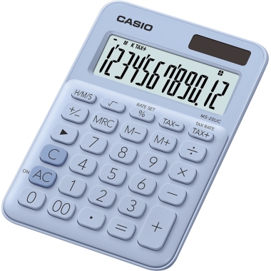 Taschenrechner CASIO® MS-20UC hellblau