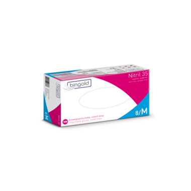 Einmalhandschuhe Nitril Gr.M violettblau 100 Stück